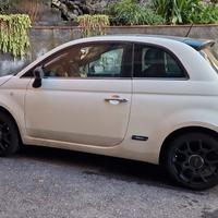 Cerchi fiat 500 sport 5 razze raggio 16 nero opaco