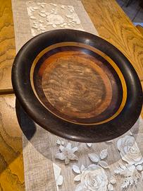 centrotavola tavola fruttiera in legno