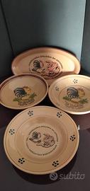 Piatti in terracotta