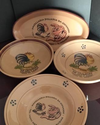 Piatti in terracotta