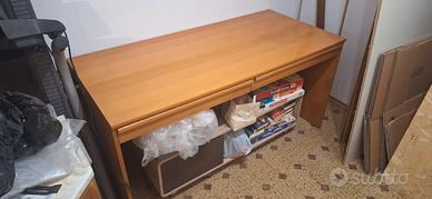 Scrivania legno 170x75