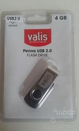 Chiavetta usb 2.0 valis flash driver 4gb