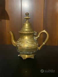 Antica teiera/caffettiera Vintage in ottone
