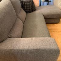 Divano 3 posti con chaise lounge