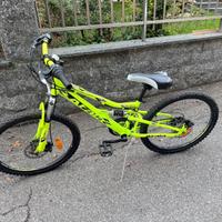 Bicicletta MTB 24 STORM BIAMMORTIZZATA ATALA
