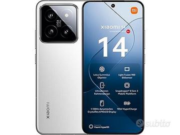 Xiaomi 14 12-256 gb colore Bianco