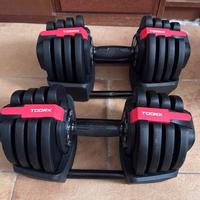 Coppia di MANUBRI (DUMBBELL) TOORX regolabili