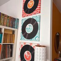 Tele stampate con grafica vinile stile anni 70