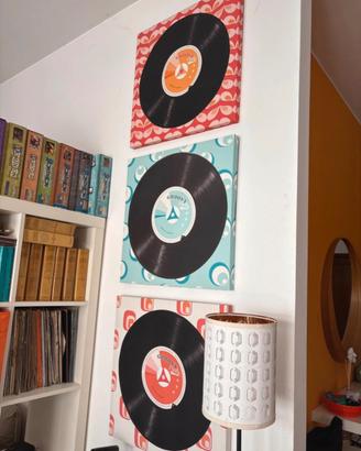 Tele stampate con grafica vinile stile anni 70