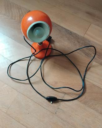 Lampada da tavolo arancione vintage