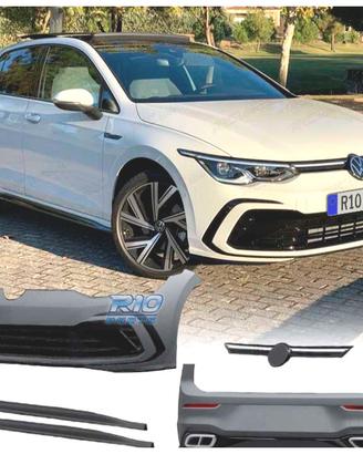 KIT CARROZZERIA VOLKSWAGEN VW GOLF VIII LOOK R LIN