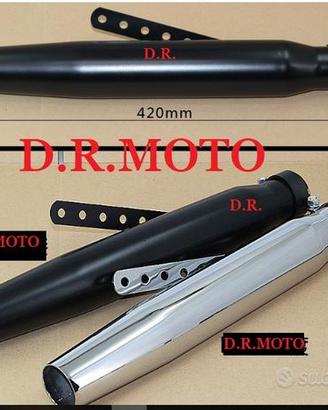 Scarico Terminale 410 MM Marmitta Tapered Muffler