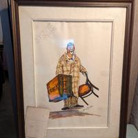 Disegno "Grock" di Bruno Brolli