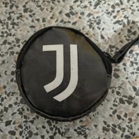 Portamonete rotondo con logo Juventus