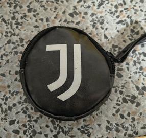 Portamonete rotondo con logo Juventus