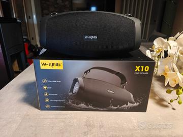 Cassa bluetooth w king x 10 nuova 