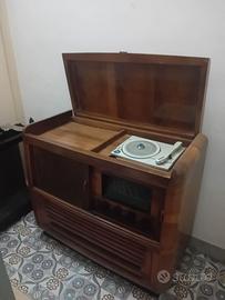 Radio bar legno vintage