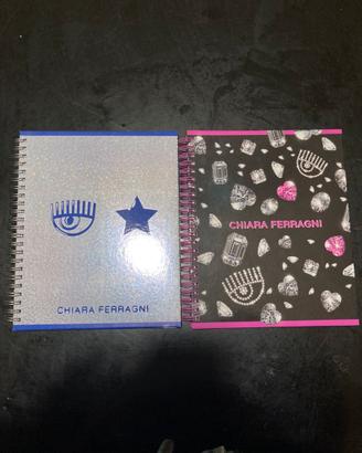 Set di 2 quaderni di Chiara Ferragni