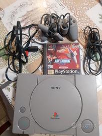 PlayStation 1 con gioco air combat 