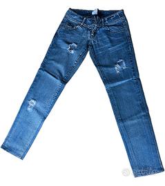 Jeans Vintage strappati D & G da donna tg 40