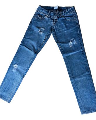 Jeans Vintage strappati D & G da donna tg 40