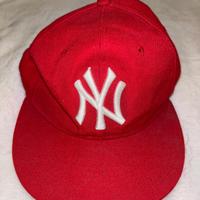 cappello ney york rosso
