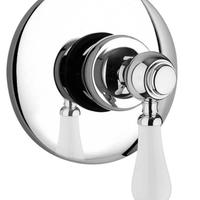 due miscelatori stile classico ad incasso doccia