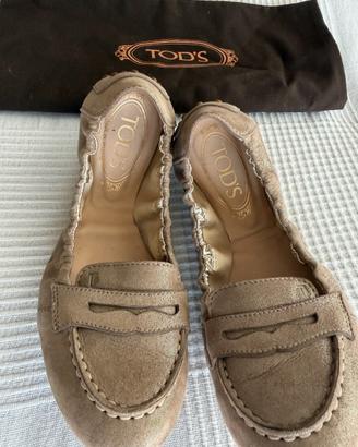 Tod's ballerine Dee oro bronzo 37 come nuove