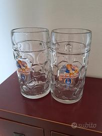 set 5 bicchieri birra + 2 boccali 