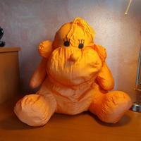 Peluche grande gorilla arancione