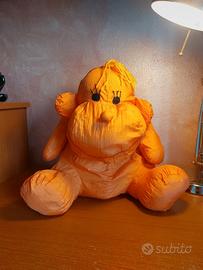 Peluche grande gorilla arancione