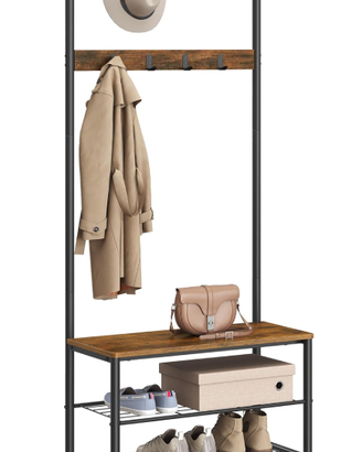 VASAGLE Appendiabiti, Armadio d'ingresso, Spogliat