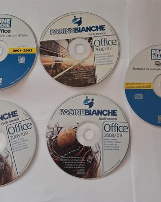 lotto 5 cd pagine vianche office da collezione 