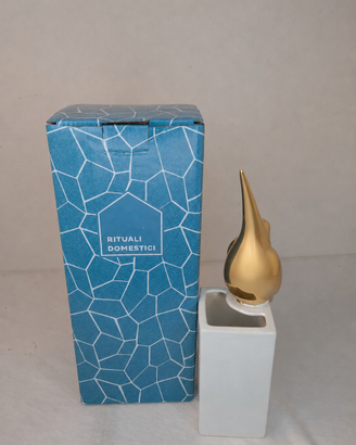 Rituali Domestici - vaso Ti Becco bianco e oro