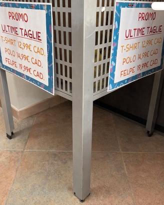 Cesto Espositore in Metallo x Promo-Outlet