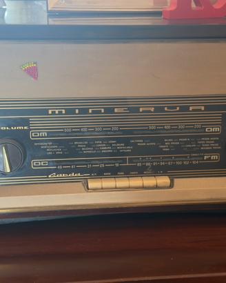 Radio vintage minerva 45 giri