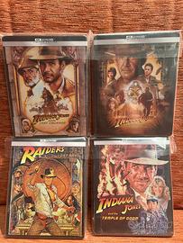Indiana Jones Quadrilogia, Steelbook, 4k + Bluray