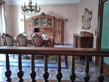 Salone Rinascimento Veneziano in prezioso Mogano