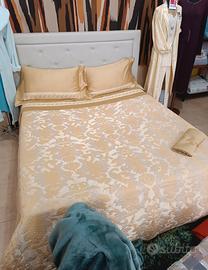 quilt matrimoniale in tessuto pregiato Blumarin