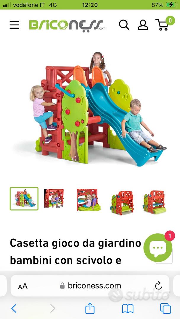 Casetta gioco da giardino con scivolo - Tutto per i bambini In vendita a  Milano
