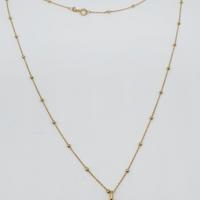 COD.114.26 COLLANA + CIONDOLO STELLA ORO 18K 750