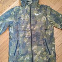 Giacchetto antipioggia running Nike mimetico tg S