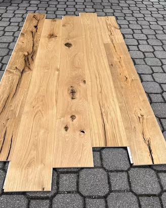 Parquet Tavola grande rustica con screpi a Torino