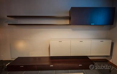 Parete attrezzata per living