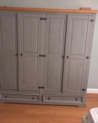 Armadio grigio/blue