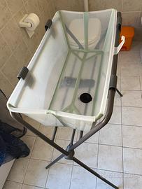 Vaschetta Stokke pieghevole + stand e supporto