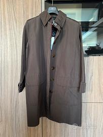 Impermeabile YSL Yve Saint Laurent, marrone