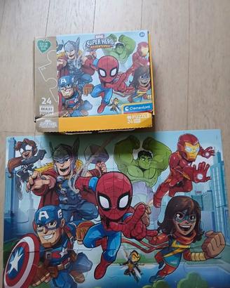 Puzzle Supereroi Marvel 3+