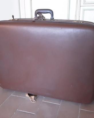 Antica Valigia Borsa Marrone Vintage Collezione