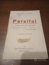 Libretto d'opera PARSIFAL - R. Wagner (1914) - Rar